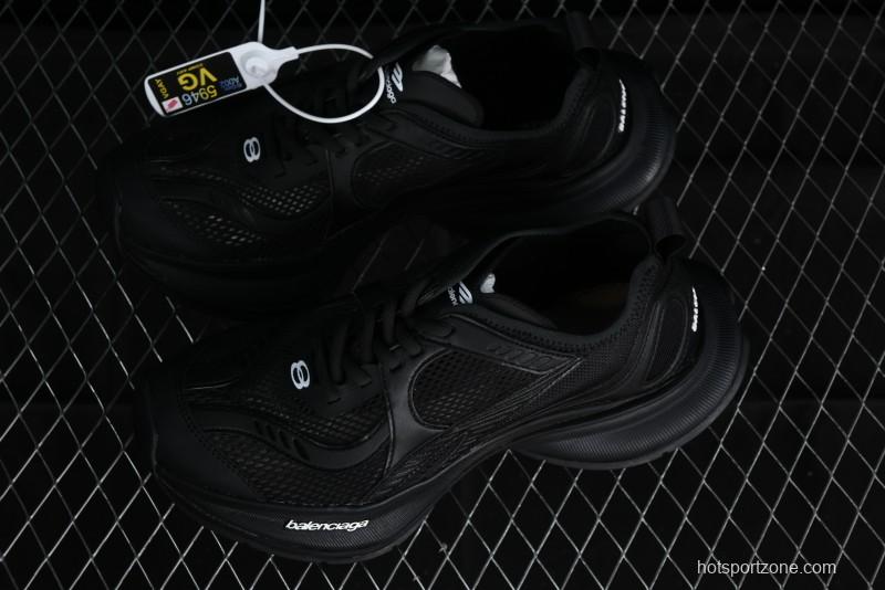 Balenciaga Circuit Lightweight Distressed Print Round Toe Fashion Casual Shoes - WFLGY1000