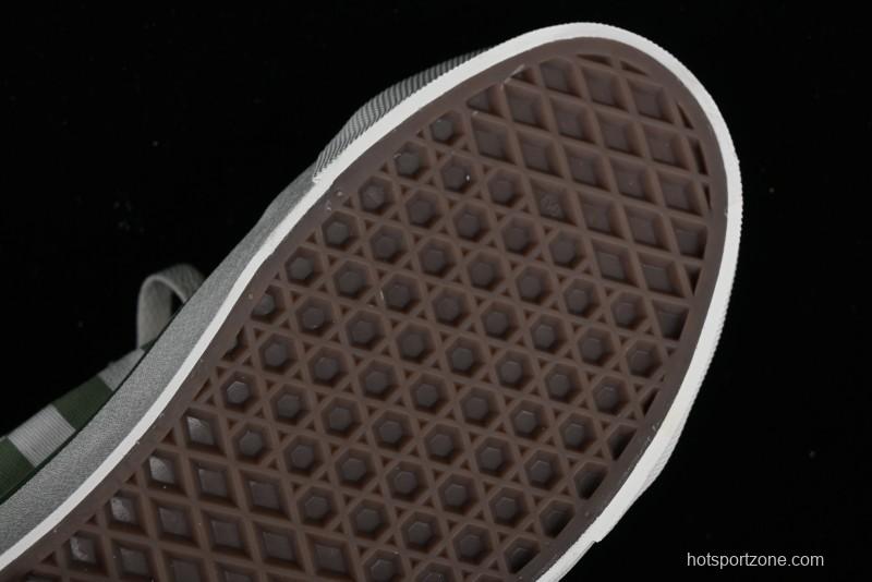 Vans Old Skool Reissue 136 Checkerboard Green Retro Canvas Shoes - VN000MT6V0N