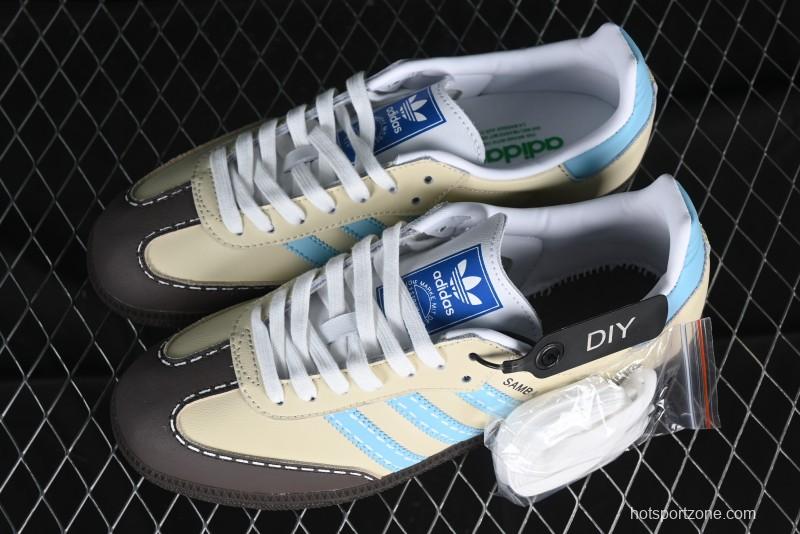 Adidas Originals Samba OG IG1024 Mechanical Magic Pudding Biscuit Custom Casual Sneakers - IG1024