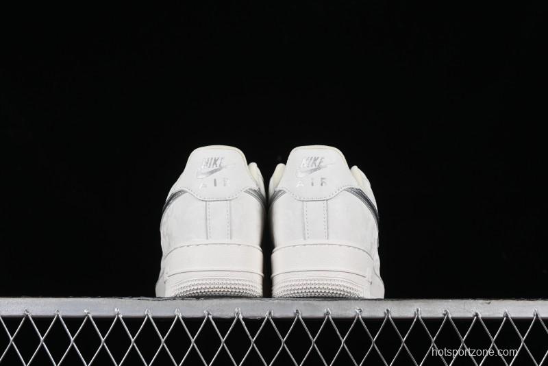 Nike Air Force 1 '07 Low Custom Traditional Chinese Brocade Casual Sneakers - AF2406-110