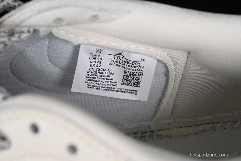 Nike Air Jordan 1 Low OG SP Travis Scott x Fragment Design Collaboration Sneakers - LJ5188-001