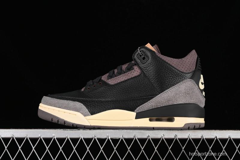 Nike A Ma Maniere x Air Jordan 3 Retro Black Sneakers - FZ4811-001