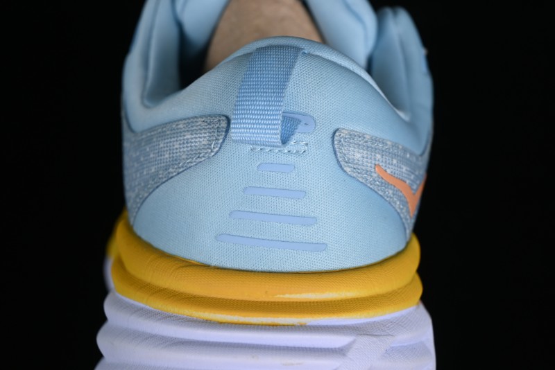 HOKA ONE ONE Bondi 8 Functional Cushioned Running Shoes with Engineered Mesh Upper - 1127954 SSCA