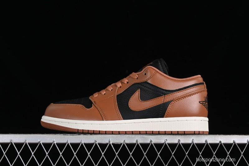 Nike Air Jordan 1 Low AJ1 Black Mocha Casual Sneakers - DC0774-021