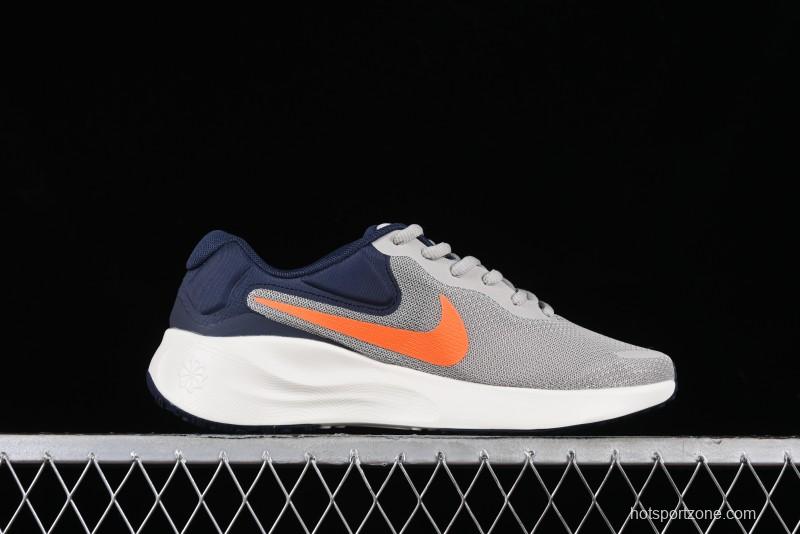 Nike Revolution 7 Wide Low-Top Running Shoes with Breathable Mesh and Durable Cushioning - FB2207-009