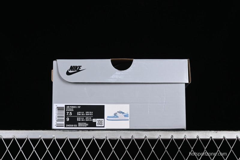 Nike Air Force 1 Low Custom Strap Casual Sneakers with Full-Length Air Cushion - ZH0316-021