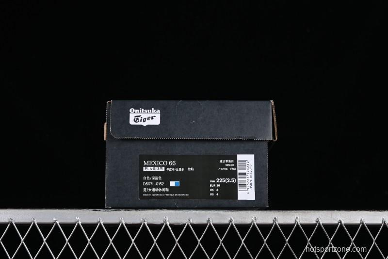 Onitsuka Tiger Mexico 66 Low-Top Leather Sneakers for Casual Running - D507L-0152