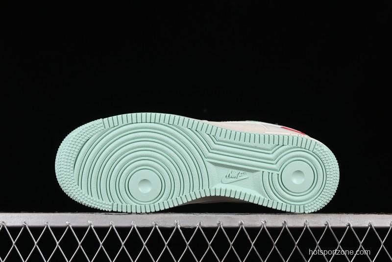 Supreme x Nike Air Force 1 '07 Low Collaborative Sneakers in Youthful Green - HD1968-023