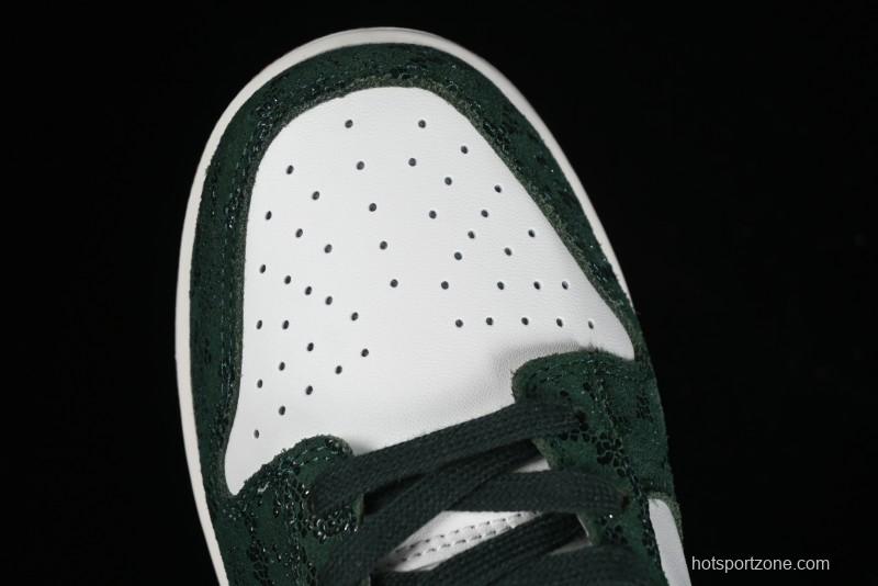 Nike Dunk Low Green Snake SB Low-Top Casual Skate Shoes - FQ8893-397