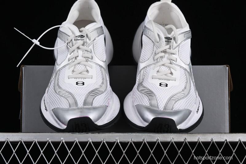 Balenciaga Circuit Lightweight Distressed Print Round-Toe Fashion Casual Shoes - WFLGY0523