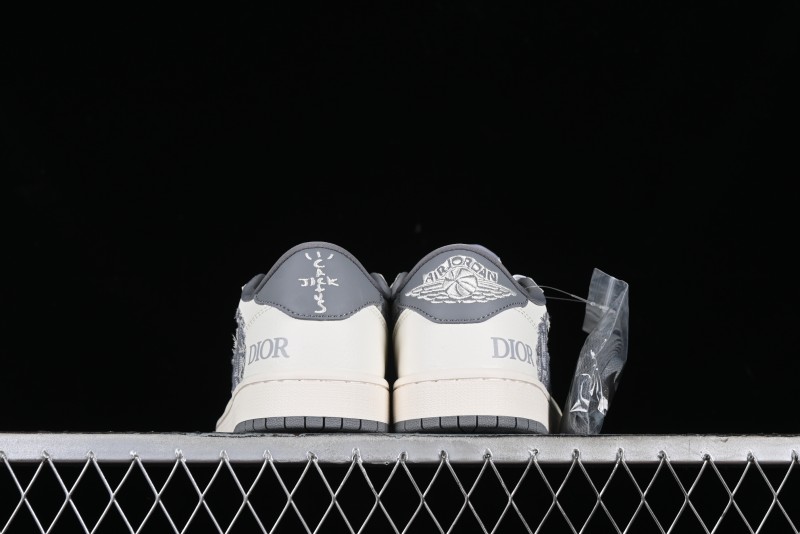 Nike Travis Scott x Fragment Design x Air Jordan 1 Low OG SP AJ1 Retro Sneakers - DM6688-603