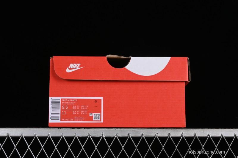 Nike Air Max 1 Retro Running Shoes with Half-Sole Air Cushion - FF2420-168