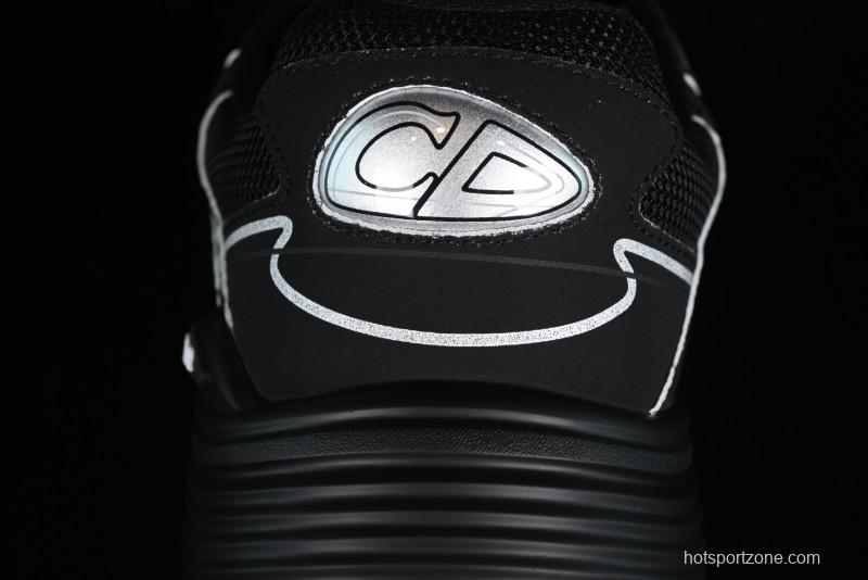 Dior B30 Sneakers with Reflective CD30 Logo and Lightweight Rubber Sole - CD30