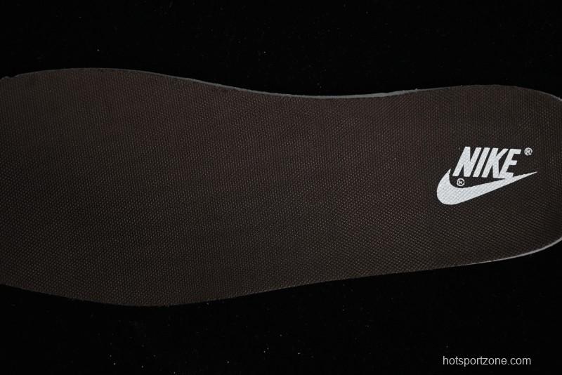 Nike SB Dunk Low LV Collaboration - Checkerboard Brown Monogram White Swoosh Anniversary High-End Custom Low-Top Casual Skate Shoes - SJ2068-255