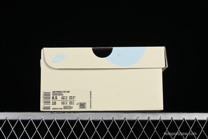 Nike Nocta x Nike Air Force 1 '07 Low Casual Sneakers with 3M Reflective Details and Full-Length Air Cushion - NO0224-026