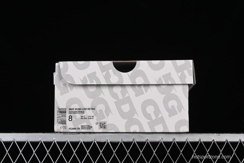 Nike Dunk Low The North Face CDG Collaboration - Green SB Low Top Skateboarding Shoes - FC1688-179