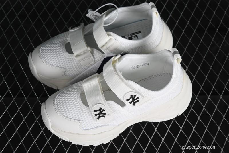 New York Yankees MLB Bigball Chunky Mask Jane Thick Platform Casual Sandals - 3ASDBCM4350IVS