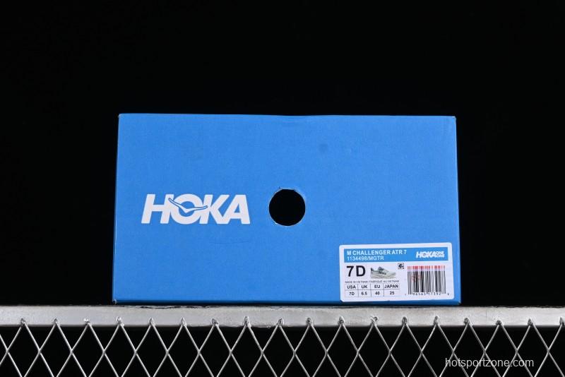 Hoka One One Challenger ATR 7 Low Trail Running Shoes with Lightweight Cushioned Midsole - 1134498 MGTR