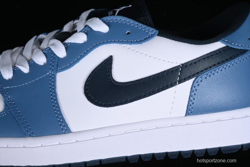 Nike Air Jordan 1 Low Golf Shoes Navy Blue - DD9315-115