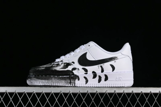 Nike Air Force 1 '07 Low Custom Hand-Painted 2D Industrial Scene Casual Sneakers - 315122-311
