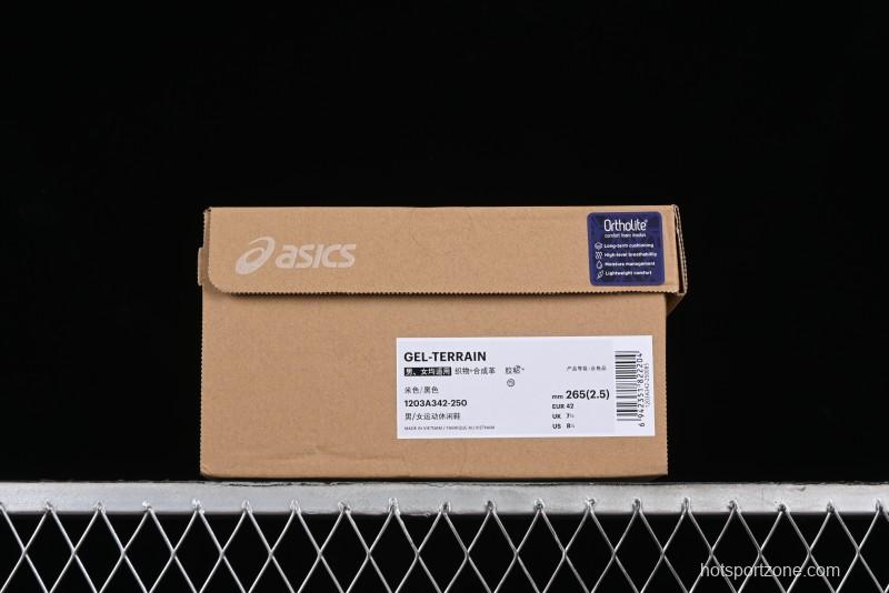 Asics Gel-Terrain Retro Breathable Casual Shoes Cushioned Men's Durable Running Shoes - 1203A342-250