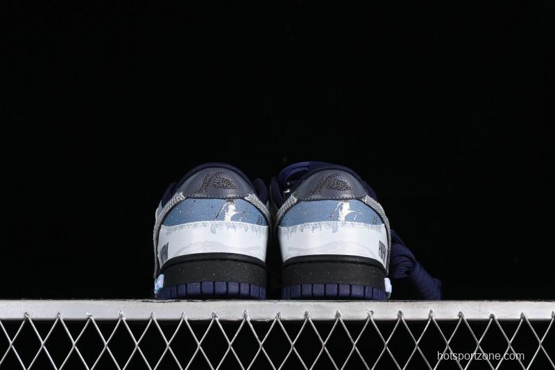 Nike Dunk Low Panda Prank Surf Fishing SB Strap Low-Top Casual Sneakers - FV8106-181