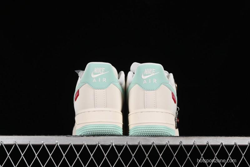 Supreme x Nike Air Force 1 '07 Low Collaborative Sneakers in Youthful Green - HD1968-023