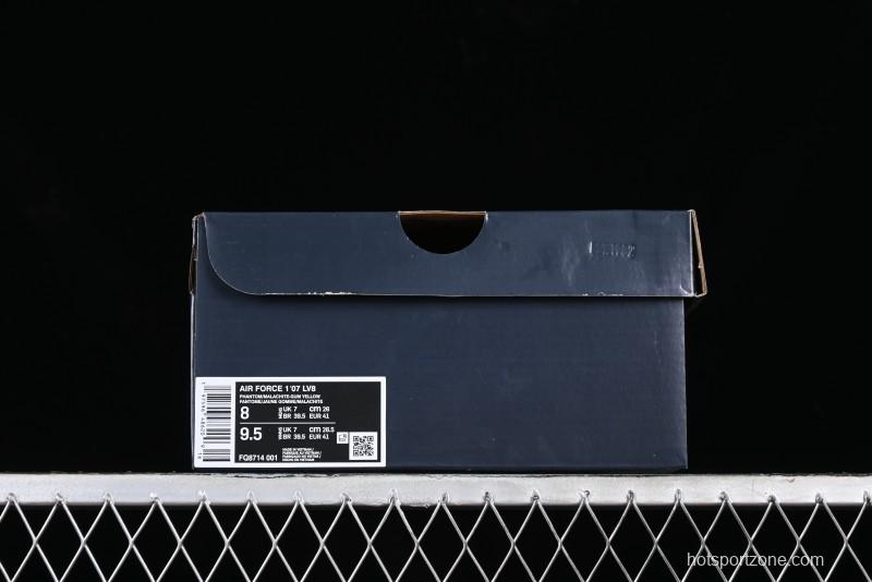 Nike Air Force 1 '07 Low Casual Sneakers with Full-Length Air Cushion - FQ8714-001