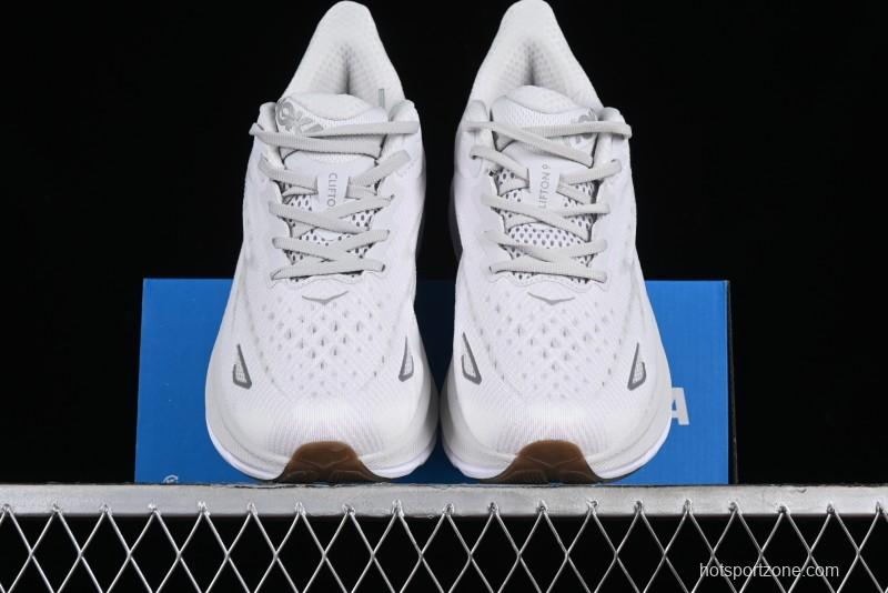 HOKA ONE ONE CLIFTON 9 Running Shoes with Lightweight Knit Mesh and Enhanced Cushioning - 1127895 NCWT