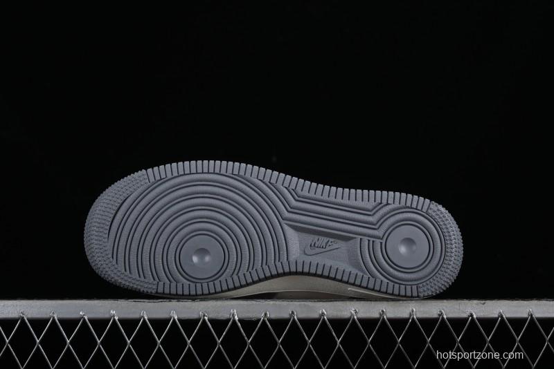 Nike Air Force 1 '07 Low LV Collaboration - Grey Double Swoosh Casual Sneakers - HD1968-030