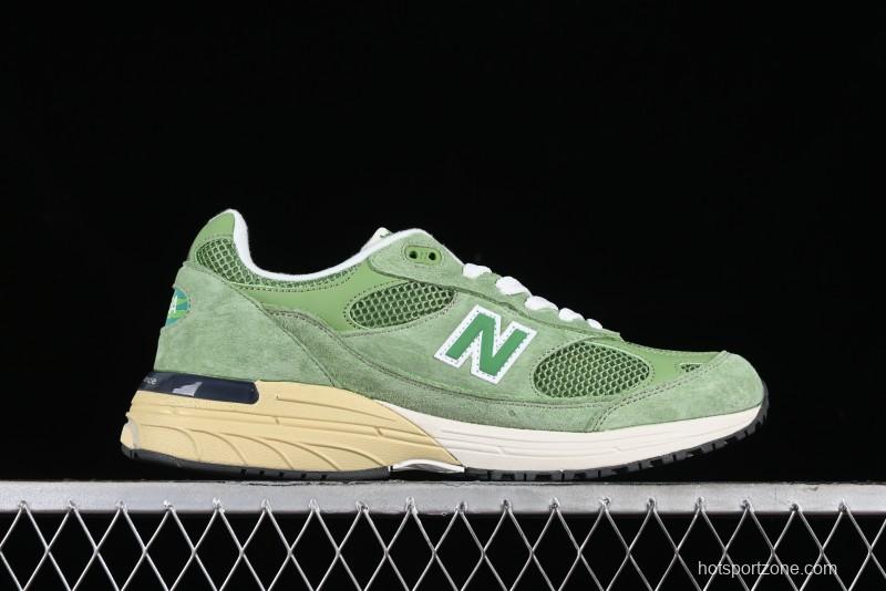 New Balance Made In USA M993 Series Classic Retro Running Shoes - U993WG