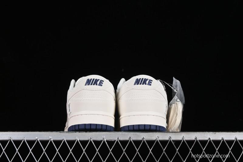 Nike SB Dunk Low LV Collaboration - Beige Red Blue Dual Color Anniversary High-End Custom Low-Top Casual Sneakers - XX2025-333