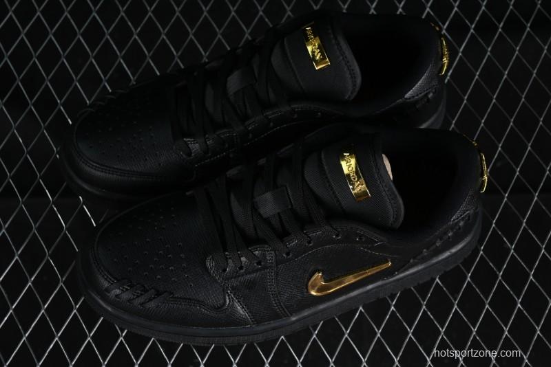 Nike Air Jordan 1 Low "Method of Make" Casual Sneakers with Woven Design - FN5032-007