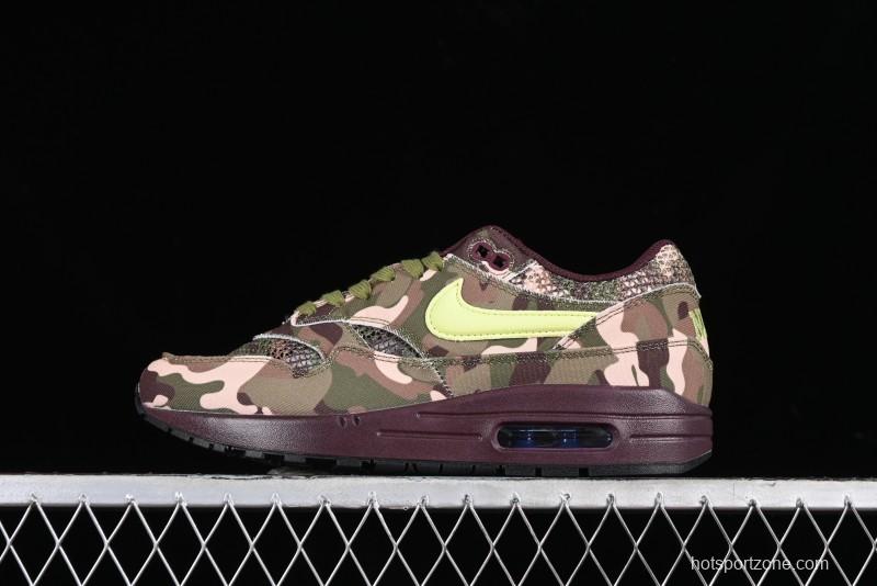 Nike Air Max 1 Retro Running Shoes with Half-Sole Air Cushion - FN8358-200