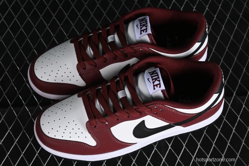Nike Dunk Low SB Wine Red Black Low-Top Skateboarding Shoes - FJ4616-600
