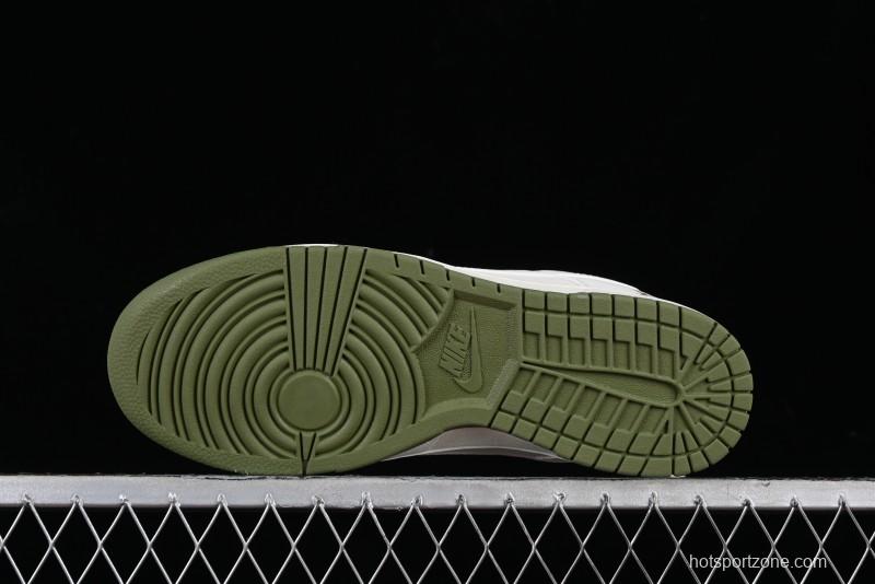 Nike SB Dunk Low LV Collaboration - Beige Green Luxury Custom Low-Top Casual Sneakers - XX2025-318