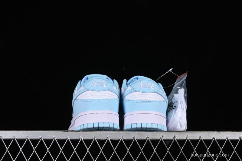Nike Dunk Low Retro SB Casual Sneakers in Ice Blue Colorway - DV0833-104