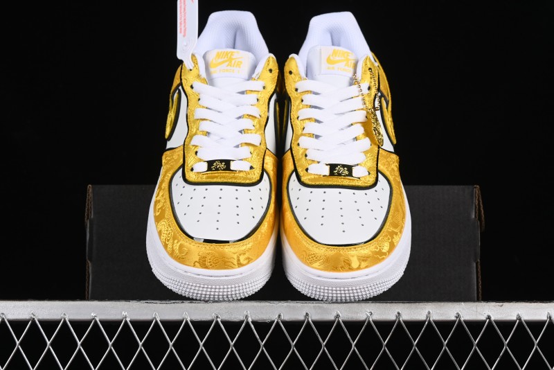 Nike Air Force 1 '07 Low DIY Golden Dragon Embroidery Casual Sneakers - CW2288-202