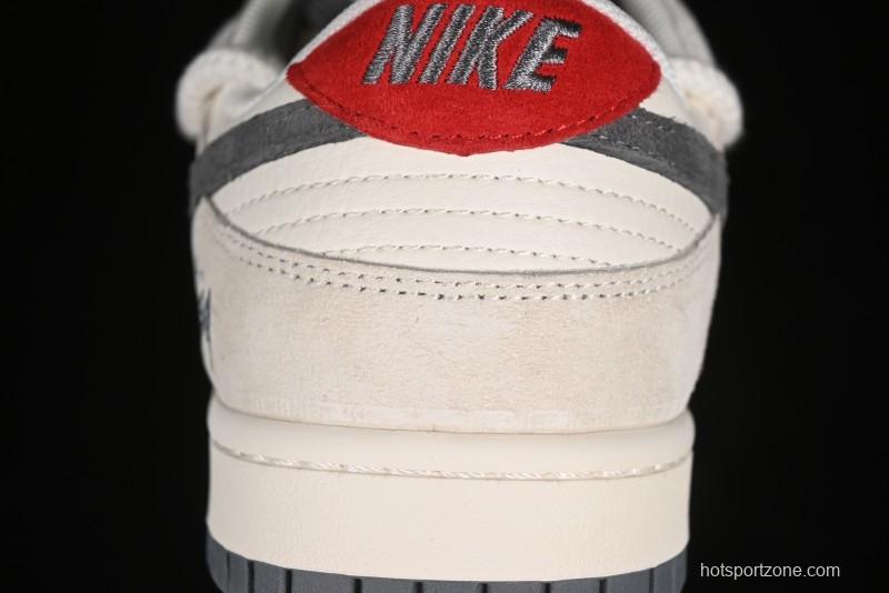 Nike SB Dunk Low Stussy Anniversary Edition Custom Low-Top Casual Sneakers - SJ2068-280