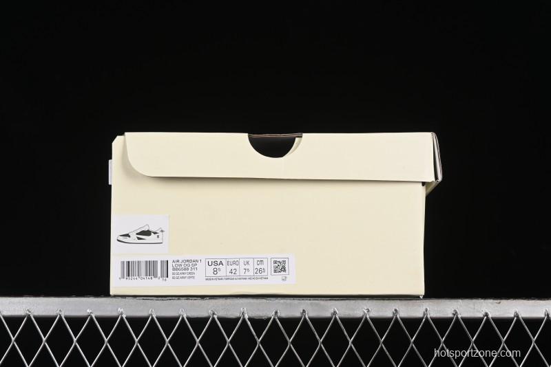 Nike Travis Scott x Fragment Design x Air Jordan 1 Low OG SP AJ1 Cultural Casual Sneakers - BB6588-311