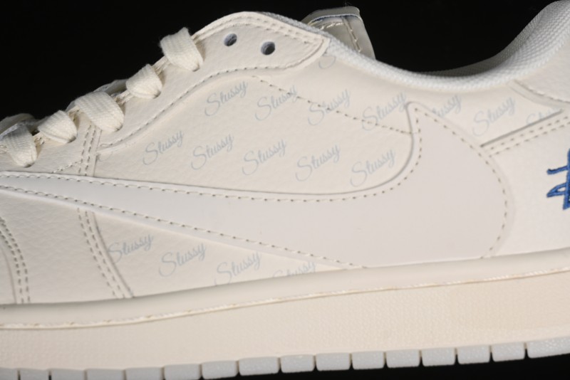 Nike Travis Scott x Fragment Design x Air Jordan 1 Low OG SP AJ1 Retro Sneakers - LJ5188-013