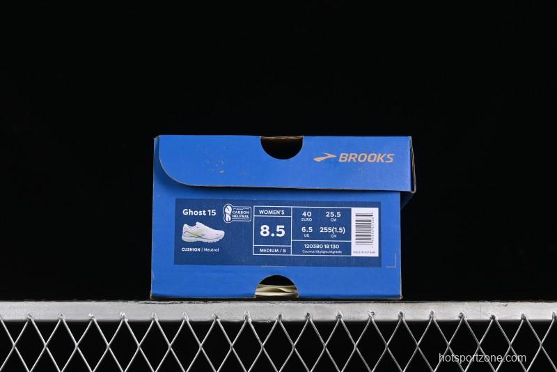 Brooks Ghost 15 Low-Cut Breathable Cushioned Support Running Shoes - 1203801B130