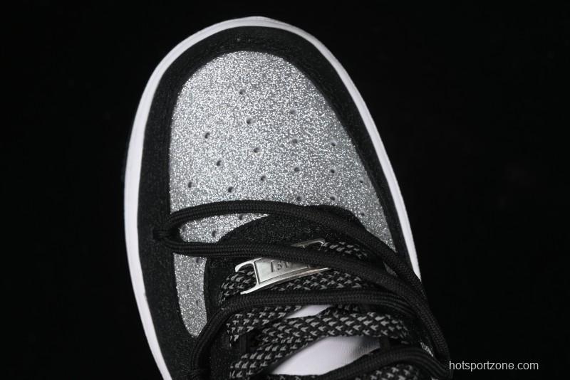 Nike Air Force 1 '07 Low Cleanfit High Street Retro Style Patchwork Starry Sky Full Diamond Lace-Up Low-Top Casual Sneakers - ZH0316-033