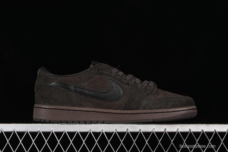 Nike Travis Scott x Air Jordan 1 Low OG Retro Sneakers - DM7866-202