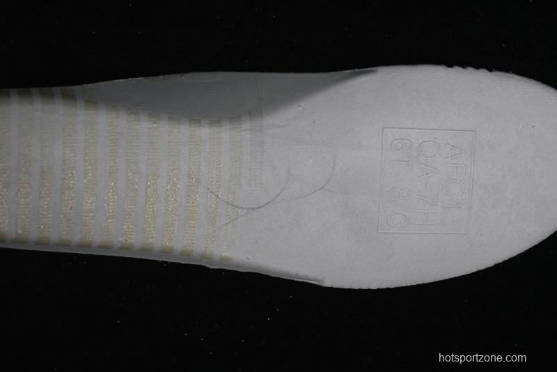 Nike Air Force 1 '07 Low White Grey Black Double Swoosh Casual Sneakers - DY8899-001