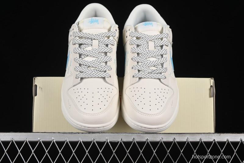 Nike SB Dunk Low Stussy Anniversary Custom Low-Top Casual Skate Shoes - SJ2068-281
