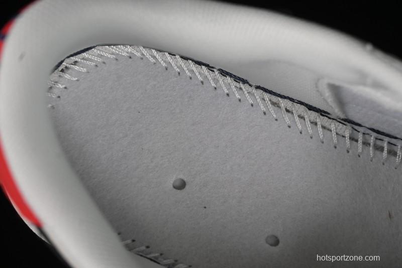 Nike Travis Scott x Fragment Design x Air Jordan 1 Low OG SP AJ1 Gucci Collaboration - Silver Logo Blue Swoosh Low Top Casual Sneakers - XY2688-118