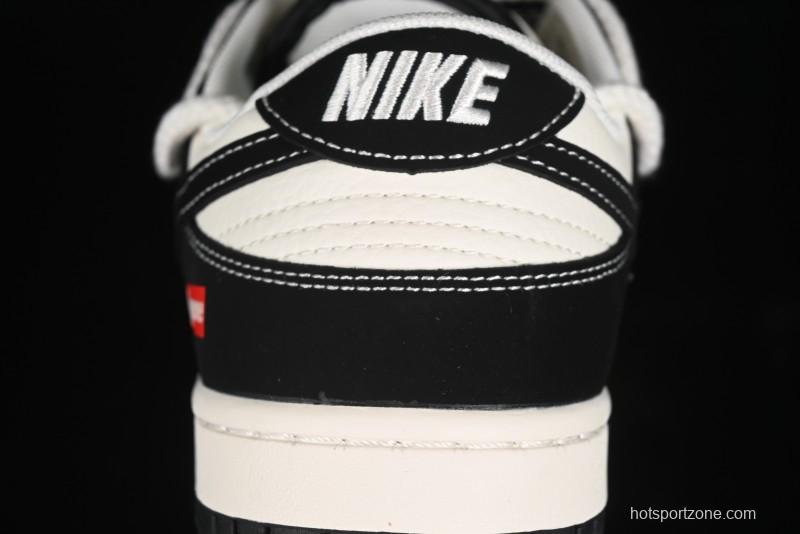 Nike SB Dunk Low SUP Collaboration - Strap Black Hook Anniversary High-End Custom Low-Top Casual Skate Shoes - SJ2068-288