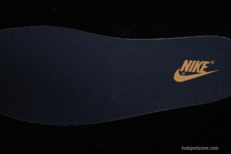 Nike Dunk Low SB Skateboarding Shoes in Black/White/Gold Colorway - FB9109-111