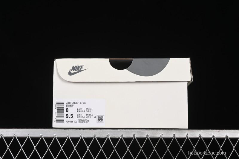 Nike Air Force 1 '07 Low Bape Collaboration - Black Beige Starry Sky Low Top Casual Sneakers - FG6688-103